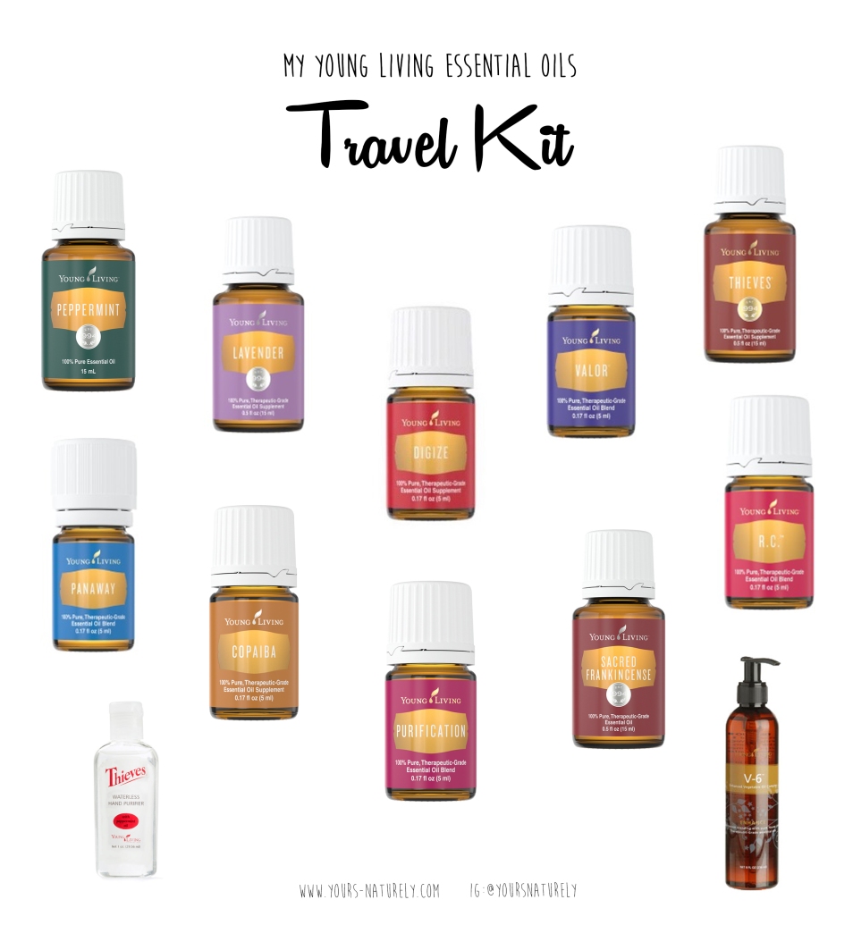 travel pack for essential oils